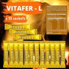 VITAFER-L GOLD Multivitamin* UNISEX* 15 SACHETS OF 10 ml EACH*100% NATURAL   ✅ picture