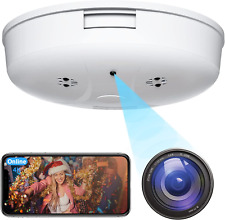 Hidden Spy Camera in Smoke Detector- 1080P WiFi, Motion Detection, Home Security picture
