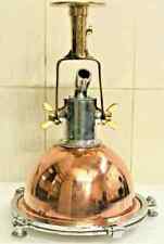 NAUTICAL VINTAGE STYLE CARGO PENDANT SPOT COPPER & BRASS HANGING LIGHT 1 PC picture