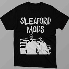 Vtg Sleaford Mods Band Heavy Cotton Black Full Size Men Women Shirt MM1420 picture