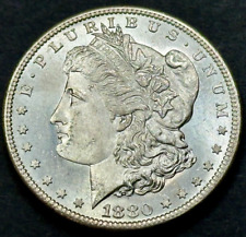 1880 S Morgan Silver Dollar ~ BRILLIANT UNCIRCULATED Silver Morgan Dollar #W40 picture