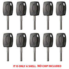 Key Shell Case Compatible with Ford Uncut Blade Non Chip HU101T17 (10 Pack) picture