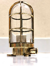 Old Antique Salvage Ship Nautical Bulkhead Mount Wall Light picture