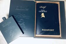 DAVIDOFF WINSTON CHURCHILL TRAVEL FLASK WITH A PASSPORT COLLECTIBLE picture