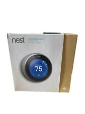 Google Nest 3rd Gen Smart Learning Thermostat - Stainless Steel (T3007ES) SEALED picture