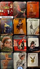 Vintage Playboy Magazine 1963 Full Year Lot Complete Set of 12 Magazines picture