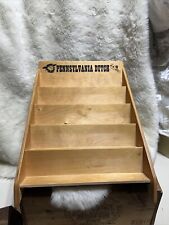 Vtg Pennsylvania Dutch Country Store Candy Counter 5 Shelf Wooden Display Stand picture