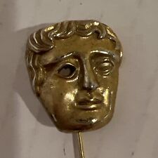 Vintage BAFTA Award Statue Pin Brooch 22 Carat Gold Plated With Box/ See Details picture