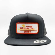 Winston Cup Nascar Hat, Vintage Trucker, Racing Patch Hat, Yupoong 6006 Snapback picture