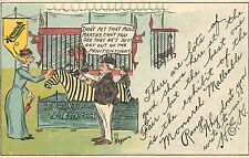 Postcard C-1910 Monarch Malleable advertising Zebra Comic humor 23-13545 picture