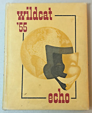 Vintage 1955 Las Vegas High School Yearbook Nevada Wildcat Echo picture
