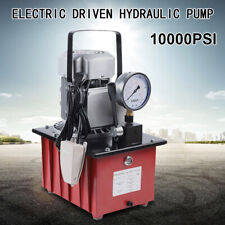 Electric Hydraulic Pump Double Acting Oil Pump 10000 psi 700 Bar 8L Manual Valve picture