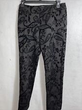 Bamboo Traders Paisley Print High-Rise Novelty Pants Straight Women's 10 NWT$136 picture