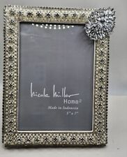 Jewelry Art Picture Frame MOP Vtg Now Signed OOAK Rhinestone Jewelry Wedding  picture