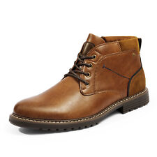 Men's Leather Chukka Boots Casual Boots Stylish Business Dress Boots picture