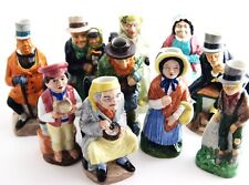 10 Piece Collection of Dickens Character Toby Jugs Wood and Son's FPL picture