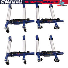 NEW Car Wheel Dolly Master Set with Ratchet wheel, Set of 4, 1300lb Capacity picture