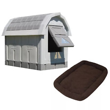 ASL Solutions Grey Insulated Dog Palace & Bed Combo picture