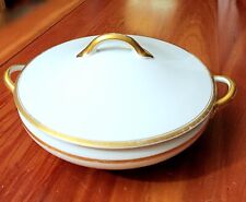 NORITAKE China Original CORONET Gold Band  Round COVERED VEGETABLE BOWL WITH LID picture
