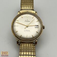Vintage Tradition 10K Gold Filled 17 Jewels Self Winding Men's Watch Runs AS IS picture