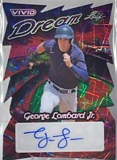 GEORGE LOMBARD JR. Atoe🔥 #1/1 🔥 Leaf Vivid “Dream” Die Cut • NY Yankees picture