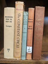 Lot of 5 Vintage 1942-1968 Hardcover Memoirs & Biographies in Various Conditions picture