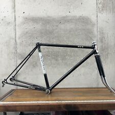Vintage Fuji S12S Frame Set 49 cm S12-S 441 CRMO Lugged Steel 126 Black 19in 27 picture