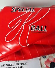 RARE Kellogg's 2003 Red Exercise Ball Instructions Stickers All Parts Included picture