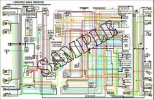 COLOR Wiring Diagram 11 x 17 for BMW 528i 1980-81 (e12) TWO Pages picture