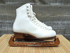 Riedell Figure Skates Women's Size 7 M Red Wing MN Sheffield Steel Blades picture