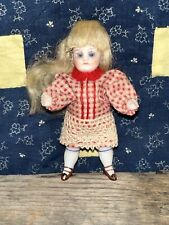 Antique Miniature German All Bisque Sleep Eye Doll picture