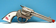 VTG RARE 1937-40 GENE AUTRY NICKEL PLATED DUMMY TOY PISTOL - SIGNED picture
