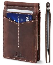 SERMAN BRANDS Money Clip Wallet - Mens Wallets Slim Front Pocket RFID Blocking picture