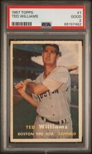 1957 Topps Ted Williams #1 PSA 2 Good picture