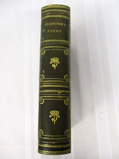 ANTIQUE THE WORKS OF ALGERNON CHARLES SWINBURNE POEMS BOOK picture