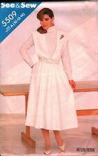 5509 Vintage Butterick Sewing Pattern Misses Flared Jumper UNCUT See & Sew OOP picture