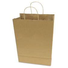 Cosco 091565 Premium Small Brown Paper Shopping Bag, 10-Inch W x 13-Inch H, 5... picture