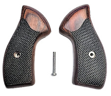 fits all Charter Arms Grips universal fit Rosewood Checkered Classic NEW picture
