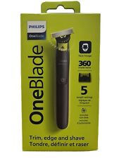 Philips Oneblade Trim Edge Shave 360 Blade 5 Length Settings Face NEW IN BOX picture
