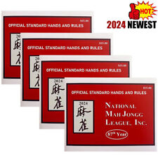 🔥NEWEST 2024 National Mah Jongg League Card Large Size Official Hands and Rules picture