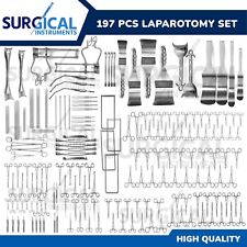 197 Pcs Laparotomy Set - Surgical Medical Instruments Stainless German grade picture