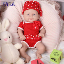 IVITA 14“ Reborn Baby Doll Lifelike Full Body Silicone Doll Xmas Gift picture