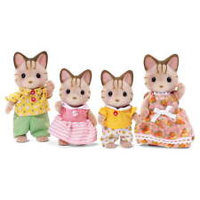 Calico Critters Sandy Cat Family, Set of 4 Collectible Doll Figures picture