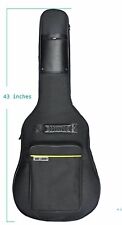 New 41 inch Acoustic Guitar Soft Case Big Bag, w/ shoulder strap -  color Black  picture