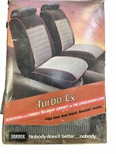 Vintage Farber Turbo-CX Low Back Bucket Seat Cover Black 40-551-006-04 12-694 picture