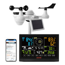 VEVOR 7-in-1 Wi-Fi Weather Station 7.5 in Color Display Wireless Outdoor Sensor picture