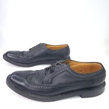 Vintage Florsheim Royal Imperial Kenmoor Wing Tip V Cleat 5 Nail Shoes Size 10 picture