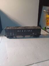 Vintage Box Car Electric Train Reading 3-Bay Hopper Coal Load picture