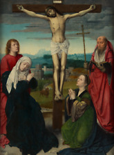 The Crucifixion | Gerard David | 1495 Renaissance Christian Gospel Bible Print picture
