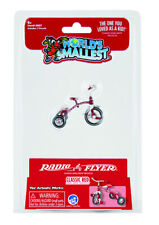 Worlds Smallest Radio Flyer TRICYCLE Red Dollhouse Miniature Trike Bike Desk Toy picture